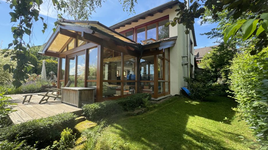 Einfamilienhaus mit Anbau in ruhiger Hanglage, Am Südhang 9 in Marxzell-Burbach